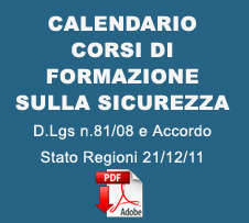 calendario corsi